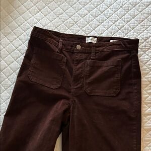 Wonderly Brown Boot Cut Corduroy Pants